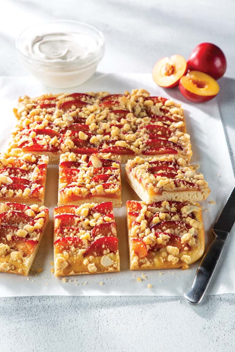 Yeasted Bavarian Plum Cake