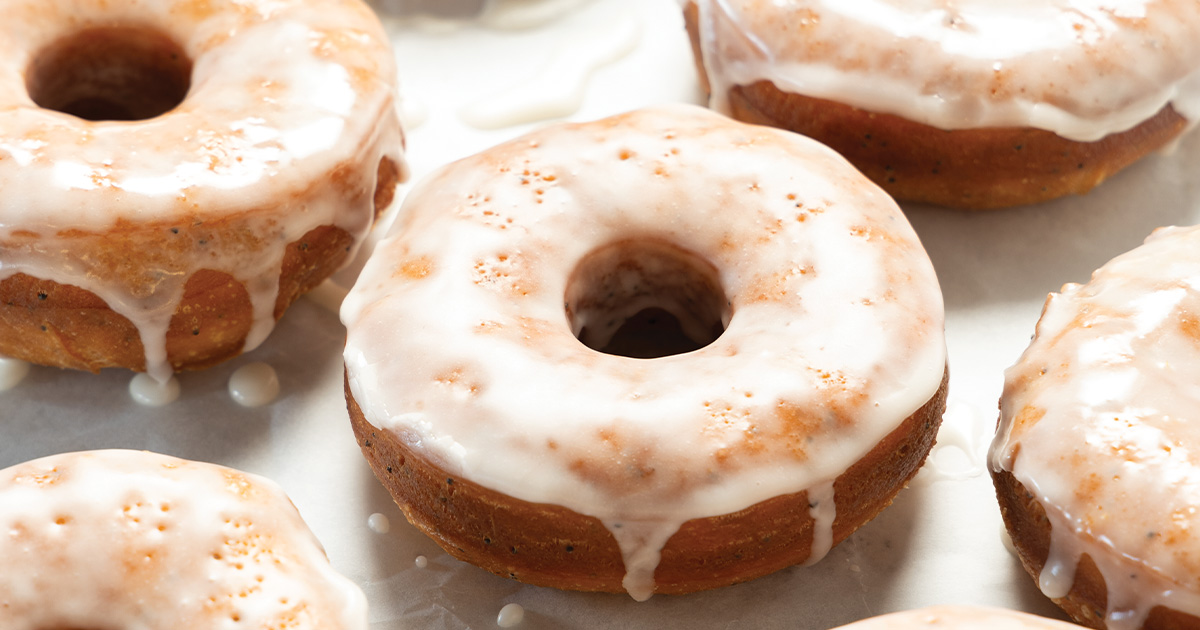 Lemon Poppy Seed Doughnuts | Red Star® Yeast