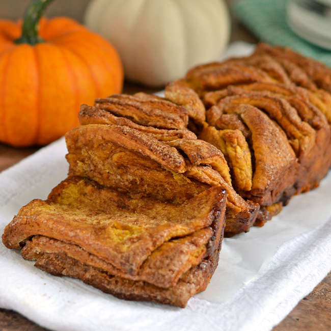 Pumpkin Pull Apart Bread