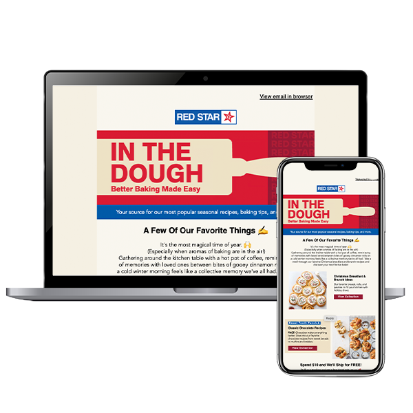 Red Star Yeast In the Dough Email Newsletter