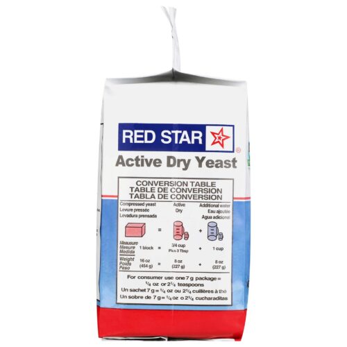 Title Red Star Active Dry Yeast – 32-ounce package – Side Conversion