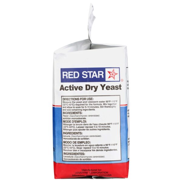 Title Red Star Active Dry Yeast – 32-ounce package – Side Ingredients